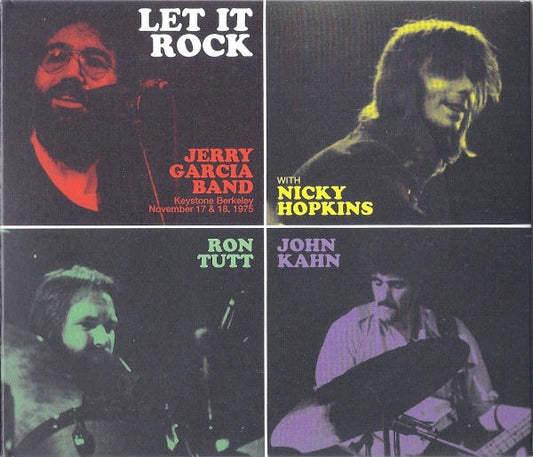 Image of Front Cover of 0514360C: 2xCD - JERRY GARCIA BAND, Let It Rock (Keystone Berkeley, November 17 & 18, 1975) (Jerry Made; JGCD-0010, US 2009, Card Sleeve)   VG+/VG+