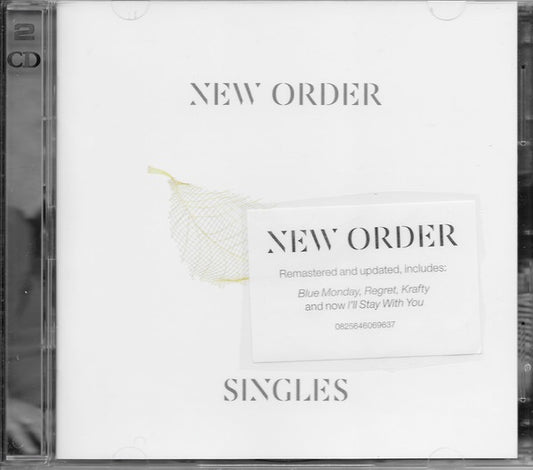 Image of Front Cover of 0614457C: 2xCD - NEW ORDER, Singles (Warner Music International; 0825646069637, Europe 2016 Reissue, Jewel Case)   VG+/VG+