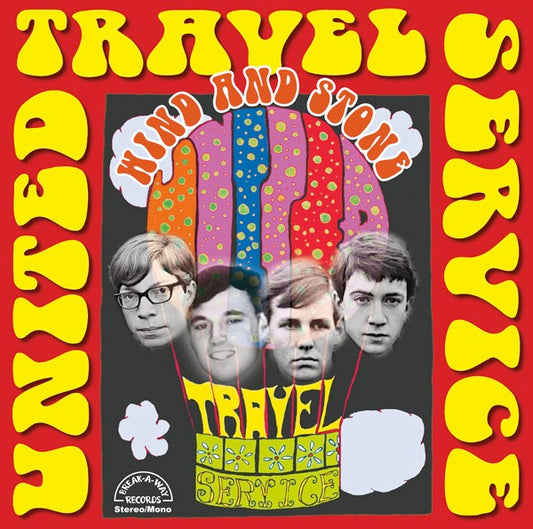 Image of Front Cover of 0714107C: LP - UNITED TRAVEL SERVICE, Wind And Stone (Break-A-Way Records; BREAK 018, Germany 2009, Insert)   VG+/VG+