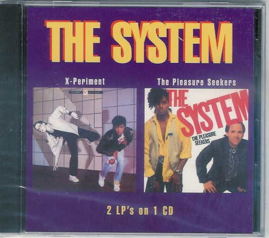 Image of Front Cover of 0734085E: CD - THE SYSTEM, X-Periment / The Pleasure Seekers (Wounded Bird Records; WOU 146, US 2005, Jewel Case, Inner)   EX/EX