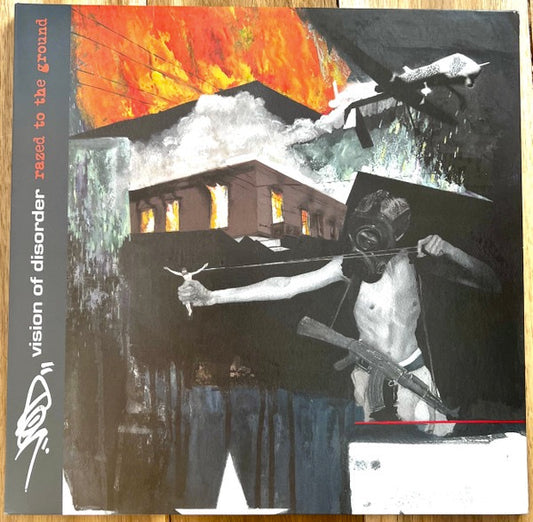 Image of Front Cover of 0734035E: LP - VISION OF DISORDER, Razed To The Ground (Candlelight Records; 2557108668, US 2017 Reissue, Gatefold, Inner, Clear Orange Vinyl)   NEW/NEW