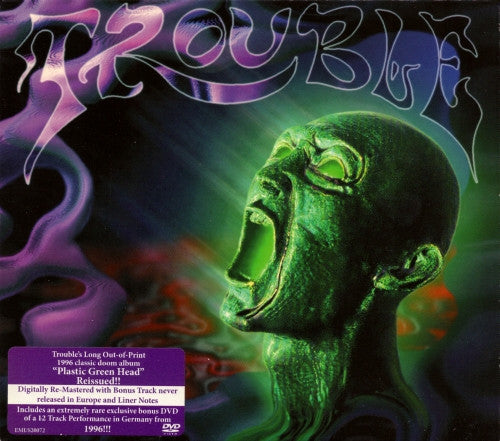 Image of Front Cover of 0734114E: 2xCD - TROUBLE, Plastic Green Head (Escapi Music; EMUS20072, Europe 2006, Slipcase)   VG+/VG+