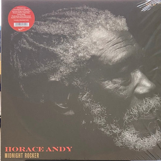 Image of Front Cover of 0814068C: LP - HORACE ANDY, Midnight Rocker (On-U Sound; ONULP152, Europe 2022, Inner, Download Code)   NEW/NEW
