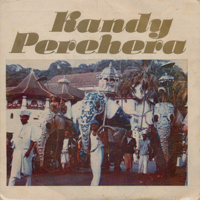 Image of Front Cover of 0724456E: LP - VARIOUS ARTISTS, Kandy Perehera (Shirani; SS 01, Sri Lanka 1978, Picture Sleeve) Strong VG+, Water Damage To Sleeve  VG/VG+