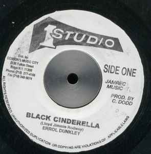 Image of Front Cover of 0854393S: 7" - ERROL DUNKLEY, Black Cinderella (Studio One; none, Jamaica Reissue, Plain sleeve) Light marks only  /VG