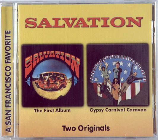 Image of Front Cover of 0834373E: CD - SALVATION, Two Originals: The First Album & Gypsy Carnival Caravan (Mason Records; MR 56433, Denmark 2004, Jewel Case, Inner)   VG+/VG+