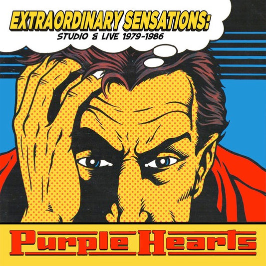 Image of Front Cover of 0814619C: CD - PURPLE HEARTS, Extraordinary Sensations Studio And Live 1979-1986 (Cherry Red; CRCD3BOX164, Europe 2024)   EX/EX