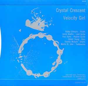 Image of Back Cover of 5213153C: 7" - PRIMAL SCREAM, Crystal Crescent (Creation Records; CRE 026, UK 1986, Picture Sleeve) Edge and ring wear.  VG/VG