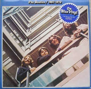 Image of Front Cover of 5023343E: 2xLP - THE BEATLES, 1967-1970 (Apple; PCSPB 718, UK 1978 Reissue, Laminated Gatefold Sleeve, 2 Inners, Blue Vinyl) Split Spine  VG/VG+