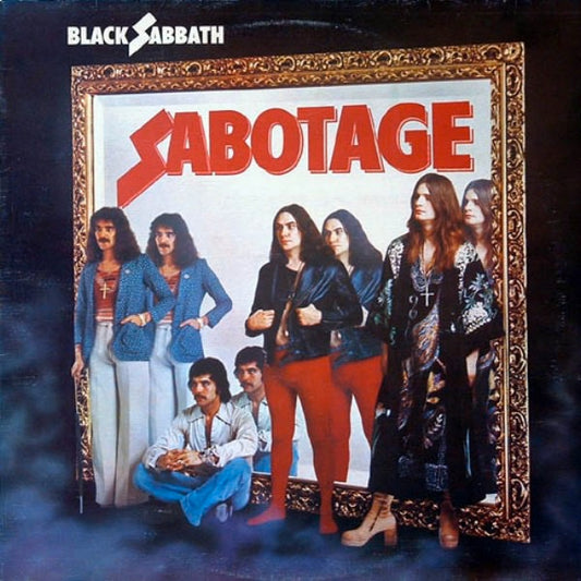 Image of Front Cover of 0824396E: LP - BLACK SABBATH, Sabotage (NEMS Records & Tapes; 9119 001, UK 1975, Textured Sleeve, "Records & Tapes" On Labels.) Click on B1  G+/G