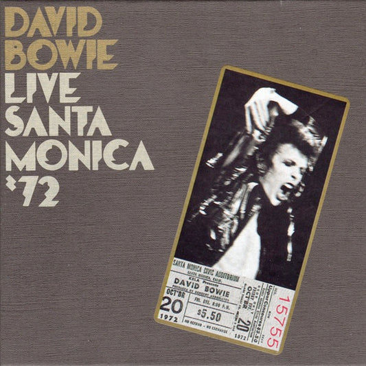 Image of Front Cover of 0834032E: CD - DAVID BOWIE, Live Santa Monica '72 (EMI; 0724358322125, Europe 2008, Box Set, 4 Inserts, Poster, Limited Edition. Numbered)   VG+/VG+